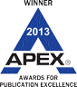 Logo of the Apex 2013 Award for Publication Excellence