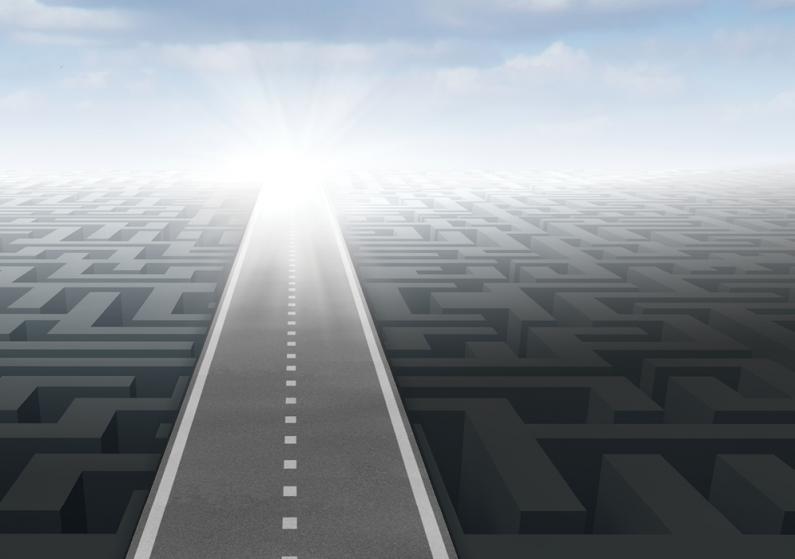 Illustration of a road over a maze receding into the horizon - Proactive Planning: Preparing Your Practice Pre-OTC Article