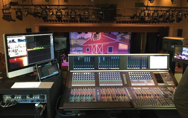 Photo of a sound-control booth in Nashville