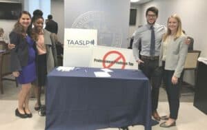 Vanderbilt University students (left to right) Sarah Alfieri, Liz Agboola, Steven Carter, and Maureen Virts