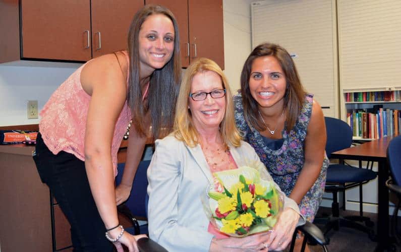 Photo of Patricia B. Kricos and her daughters