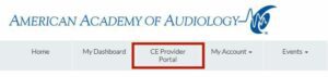 CE Provider Portal Instructions