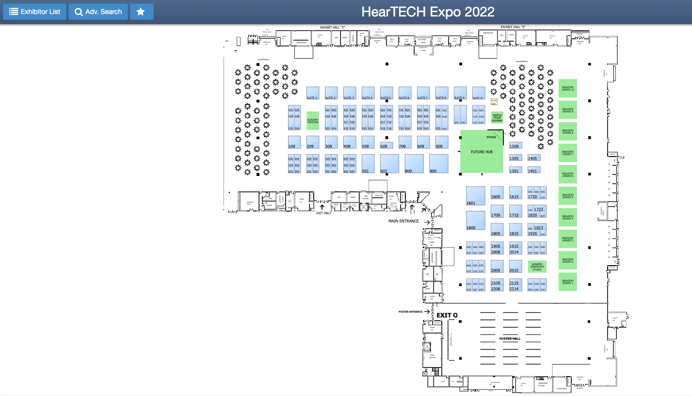 HearTECH Expo floor plan HearTECH Expo floor plan