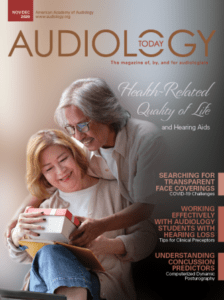 AT326-Cover_09869 November/December 2020 Audiology Today Issue
