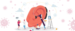 COVID-19 and Its Impact on Hearing, Balance, and Auditory Processing Header Image ((lemono/shutterstock.com)