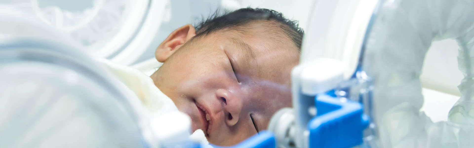 Baby Sleeping in Hospital