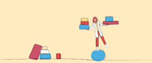 Building Blocks of a Balance Business (abstract.ritA/shutterstock.com and S. Chanesman)