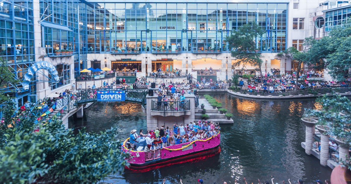 River Center Shopping Mall in the event. The vessel of the Fiesta Children