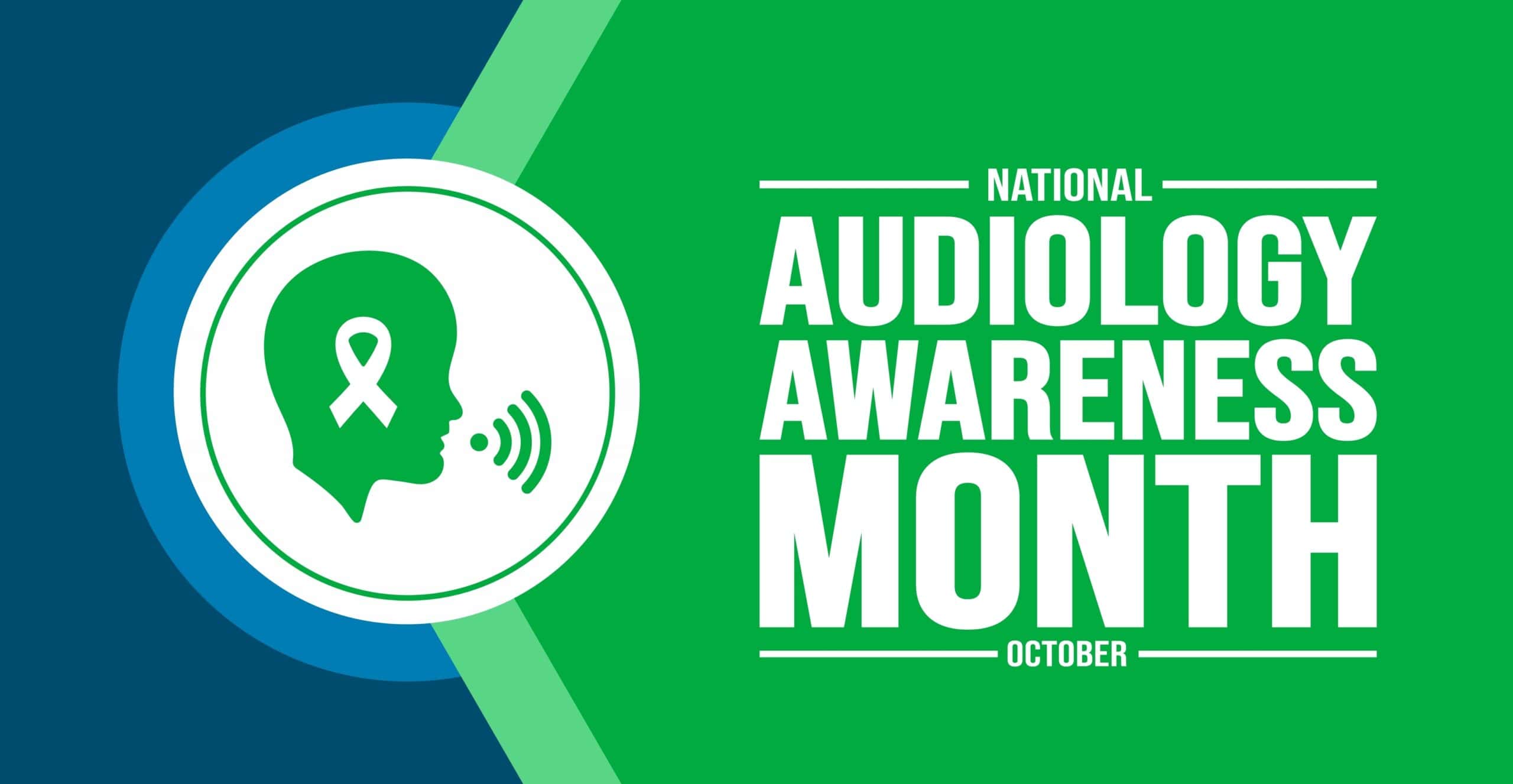October,Is,National,Audiology,Awareness,Month,Background,Template.,Holiday,Concept.